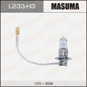 Лампа галогенная Masuma Clearglow H3 (PK22s, T12), 12В, 35Вт, 3000К, 1 шт, арт. L233