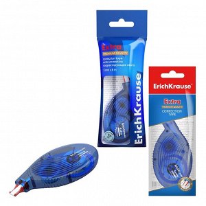 Корректирующая лента 5 мм х 8 м, ErichKrause Extra, корпус синий, европодвес