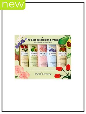 Набор кремов для рук сад блаженства Medi Flower Hand Cream Set The Bliss Garden, 5 шт * 50 гр