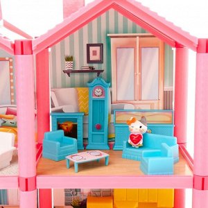 Дом для кукол «Кукольный дом», с мебелью и аксессуарами
