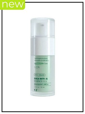 Лёгкая бустер-эссенция с ретинолом и центеллой VT Cosmetics Cica Reti-A Essence 0.1, 30 мл