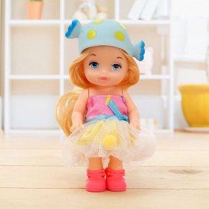 Кукла малышка «Конфетка» в платье, цвета МИКС