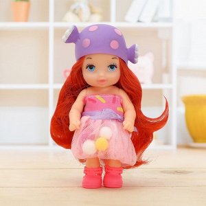 Кукла малышка «Конфетка» в платье, цвета МИКС