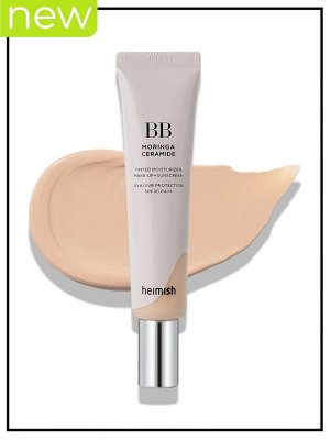 ББ крем для лица увлажняющий с керамидами светло-бежевый Heimish BB Cream Moringa Ceramide SPF30 Pa++ 21 Light Beige, 30 гр