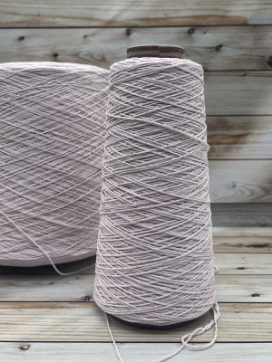 Пряжа для вязания 100 гр,Cotton Supersoft 100%  хлопок Pettinato (чесанный) 325м/100г  Светло-лиловый