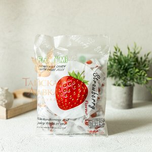 Молочные ириски с желейной начинкой клубника FRU TI MI