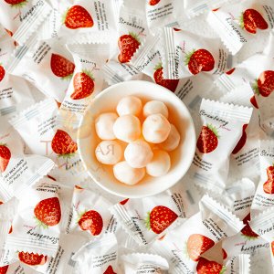 Молочные ириски с желейной начинкой клубника FRU TI MI