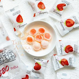 Молочные ириски с желейной начинкой клубника FRU TI MI