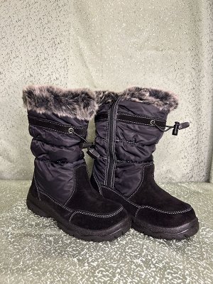 Сапоги детские, текстиль, шерсть