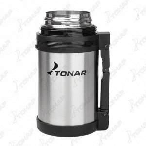 Термос 1000ML (дополн.пласт.чашка, скл.ручка, ремень) TONAR