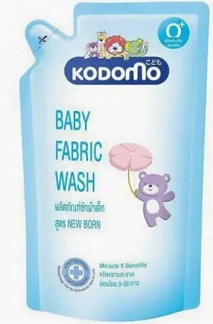 Средство для стирки Kodomo Baby Wash (новорожденный) мягкая упаковка 600мл.