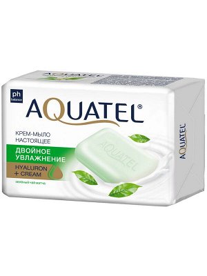 Крем мыло Aquatel Зеленый чай матча 4*75г