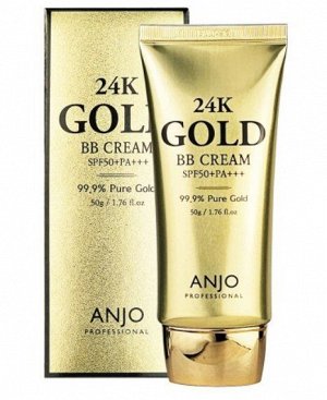 ANJО Professional. BB крем для лица с биозолотом, 24k gold BB cream, 50гр