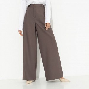 Брюки с защипами, Легкой походкой (brown)