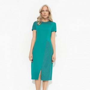 Платье из трикотажа, Шлейф юности (green)