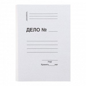 Скоросшиватель картонный, плотность 310 г/м², на 300 листов, евро