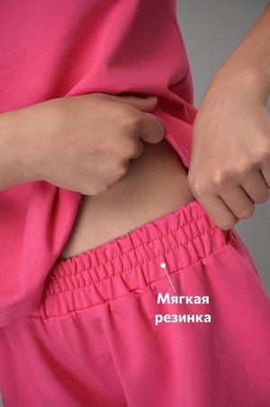 Костюм из футера для девочки оверсайз Happyfox