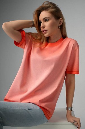 Женская футболка оверсайз с эффектом градиент Happyfox