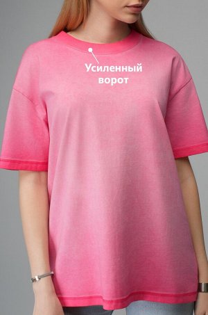 Женская футболка оверсайз с эффектом градиент Happyfox