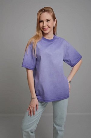 Женская футболка оверсайз с эффектом градиент Happyfox