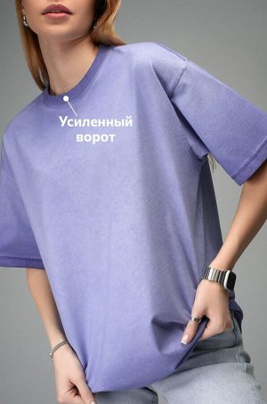 Женская футболка оверсайз с эффектом градиент Happyfox