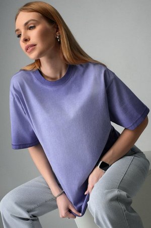 Женская футболка оверсайз с эффектом градиент Happyfox