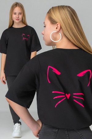 Футболка оверсайз для девочки Happyfox