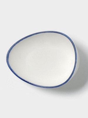 Салатник Magistro Blue Lagoon, 350 мл, 19.2x14.9x7.9, фарфор, белый