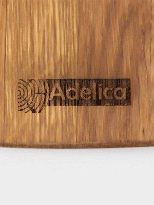 Доска для подачи деревянная авторская Adelica «Кость», 29x17x2 см, натуральный дуб