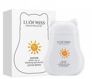 LUOFMISS. Крем солнцезащитный для лица и тела,  осветляющий , SPF 50+, PA+++, 30мл