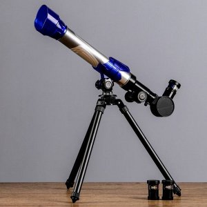 Телескоп настольный, астрономический, увеличение ?20, ?30, ?40, со штативом, C2131, МИКС