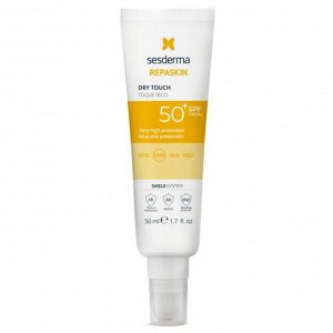 Сесдерма Дневной солнцезащитный крем с матовым эффектом для лица Dry Touch SPF50, 50 мл (Sesderma, Repaskin)