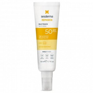 Сесдерма Дневной солнцезащитный крем с нежностью шелка для лица Silk Touch SPF50, 50 мл (Sesderma, Repaskin)