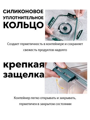 Набор контейнеров для хранения охлажденных продуктов
