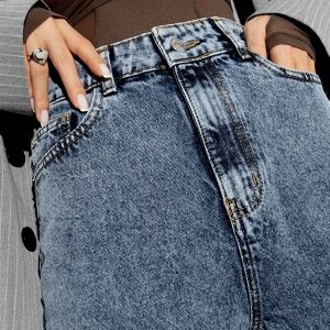 Джинсы палаццо из 100% хлопка, Modena (medium blue)