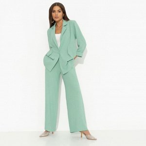 CHARUTTI Брючный костюм из лёгкой ткани, Стиль по-французски (green, 2 в 1)