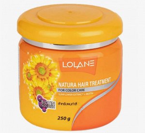 МАСКА LOLANE NATURA HAIR TREATMENT FOR COLOR CARE SUNFLOWER EXTRACT + BIOTIN 250G