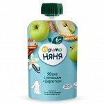 Фрутоняня Пюре яблоко с печеньем Шарлотка 90г м/у