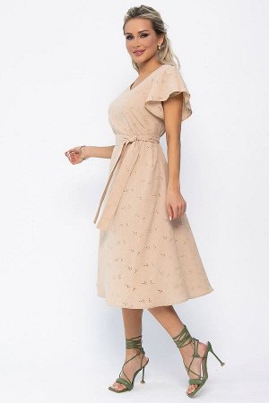 Платье Мелодия любви (бежевое) П13633-4М