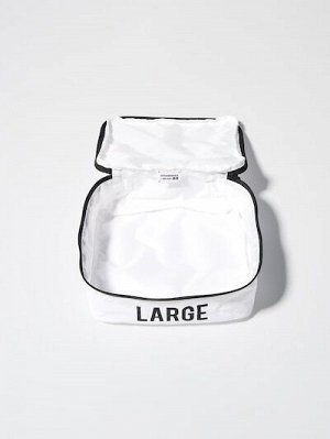 UNIQLO x ANYA HINDMARCH - сумка-органайзер с молнией и ручкой для подвешивания - 00 WHITE