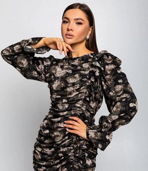 Платье #КТ6859, хаки