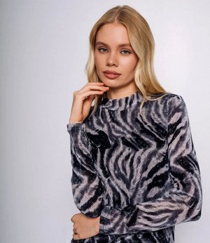 Платье #КТ8073, серый