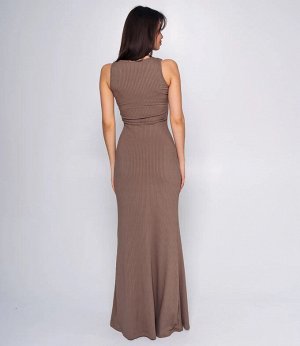 Платье #БШ3009, капучино