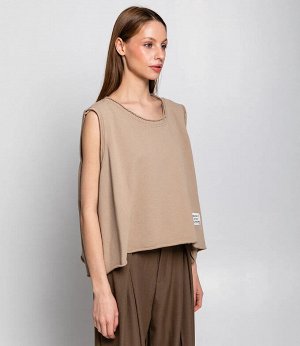 Топ #КТ8905, бежевый