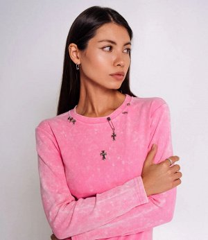 Платье #КТ7006, розовый