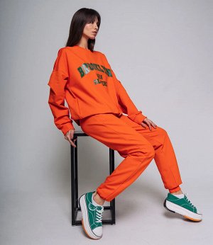 Спортивный костюм #ОБШ1878, оранжевый