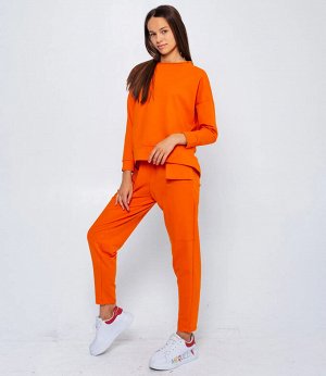 Спортивный костюм #БШ1328, оранжевый
