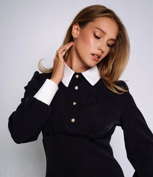 Платье #БШ2752, чёрный