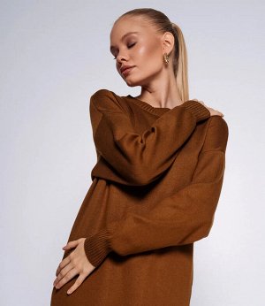 Платье #КТ829 (1), коричневый