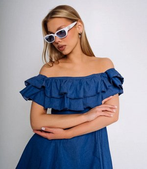 Платье #БШ2445, синий